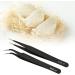 Premium Stainless Steel Tweezers Set - 4 Precision Polishing Antistatic Tweezers for Beauty & Personal Care - Buy Online on SooperMarket.com