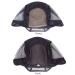Buy 2-Pack 4x4 Inch U-Part Swiss Tip Wig Caps - Adjustable Straps for Wig Production | Medium Black (54cm) - Buy Online on SooperMarket.com