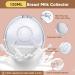 Lictin Breast Shells 2PCS Milk Collector Set | Silicone Nursing Cups for Breastfeeding | Includes 20 Breast Milk Storage Bags | Reusable and Leakproof - Buy Online on SooperMarket.com