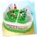 Warmhm 8Pcs ornaments accessories decorations cocktail cocktail picks top hat soccer cake topper decorate cake decorating birthday party supplies football party decorations football - Buy Online on SooperMarket.com