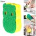 wirlsweal Scrubbing Sponge Breathable Multi-Functional Lightweight Scratch Free Cleaning Sponge Household Supplies Multicolor - Buy Online on SooperMarket.com
