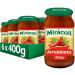 MIR COLI Pasta Sauce Arrabiata 6 jars (6 x 400g) Arrabiata 400 g (pack of 6)