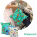 Ballery 3 Pcs Wet Dry Bag Set | Waterproof Reusable Nappy Cloth Diaper Travel Bag with Handle and Zipper Pockets - Ideal for Baby, Beach, Pool, Gym - Buy Online on SooperMarket.com