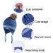 LANGZHEN Toddler Winter Hat | Earflap Knit Cap for Baby Boys Girls 2-4 Years | Blue-Pompon - Buy Online on SooperMarket.com