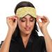 Haskirky Light Blocking Eye Mask - Adjustable Adult Men/Women | Travel, Yoga, Meditation | Comfortable Cat Paw Print | Deep Sleep Aid - Buy Online on SooperMarket.com