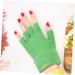 HAPINARY 2 Pairs Gel Gloves Hydrating Gloves Moisturizing Sleeping Gloves Skin Care Dry Skin Gloves Moisturizing Gloves Half Finger Moisturizing Hand Gloves Knitting Lotion Miss Daily Use 16X13X1CM - Buy Online on SooperMarket.com