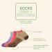 BambooMN Women's Purple Aloe Infused Fuzzy Nylon Socks - Small | Soft Comfortable & Eco-Friendly - Buy Online on SooperMarket.com