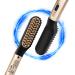 Beard Straightener for Men Straightening Brush - Faster Heated Ionic Beard Straightening Comb Electric Portable Men's Hair Styling Brush Gift for Him Father Boyfriend Dad Husband Gold Color Beard Straightner