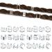 Niuhong 24 Pieces Jewellery Dreadlocks Braids Hair Clips Braiding Hair Cuffs Hair Rings Viking Braids Loc Hair Accessories Hair Clips Braids Accessories Women and Girls (Silver)