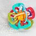 Baby Teether Toy - Soft Rattle & Sensory Ball for Teething Pain Relief | Food Grade Safe, Colorful Design | Infant Grip & Gum Massage - Buy Online on SooperMarket.com