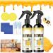 Natural Micro-Molecularized Beeswax Spray Beeswax Furniture Polish Bees Wax Furniture Polish And Cleaner Antique Furniture Cleaner Beeswax For Wood (2PC)