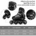 Adjustable Inline Hockey Skates - High Performance Blades for Men and Women - Black - Size Large (5-8US) - Buy Online on SooperMarket.com