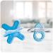 Mam Bite & Relax Set | Extra Light Blue Baby Teething Rings | Pain-Relieving Dental Aid for 2+ Months - Buy Online on SooperMarket.com