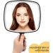 HEYISSU Extra Large Hand Mirror with Handle - 9 W x 12.4 L - Perfect for Shower and Shaving - Buy Online on SooperMarket.com