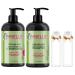 Rosemary Mint Shampoo Cindtioner Set with Travel Bottle 2pcs