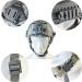 Tactical Foldable Half Face Airsoft Mesh Mask with Ear Protection & Fast Helmet for Adults - ACU - Buy Online on SooperMarket.com