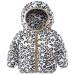 Kids4ever Baby Boys Girls Winter Coat Toddler Zipper Hooded Jacket Windproof Warm Fleece Outerwear Snowsuit with Two Pockets 12 Months-5 Years Leopard print 18-24 Months