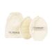 The Loofah Shop Bath Loofah Sponge, Exfoliating Body Scrubber, Shower Luffa for Men, Women and Kids Made of Eco-Friendly Natural Egyptian Loofah with Cotton Travel Pouch, 7" x 5.25" (2 Pack)