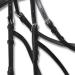 WALDHAUSEN X-Line Hackamore Bridle - Black Stainless Steel for Thoroughbred & Cob | Premium Equestrian Gear - Buy Online on SooperMarket.com