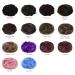 REECHO Space Bun Hair Pieces Mini Claw Clip in Messy & Cat Ears Fake Hair Bun Extensions - Pack of 2-3 Straight Black Brown - Buy Online on SooperMarket.com