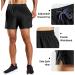 Haimont Men's 5 Inch Dry Fit Running Shorts with Pockets - Water Resistant & Lightweight | Gym Workout Exercise Shorts - Black (Small) - Buy Online on SooperMarket.com