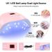 COSCELIA UV LED Nail Lamp 36W | Portable Gel Nail Dryer with Timer | Professional Nail Hardening Lamp (Pink) - Buy Online on SooperMarket.com
