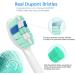 Senyum Replacement Toothbrush Heads for Philips Sonicare - 10 Pack, White | Compatible with Sonicare Electric Toothbrushes - Buy Online on SooperMarket.com
