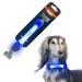 Laroo safety LED light band for dogs cats LED light flashing light with Velcro fastener easy to attach to the collar and dishes waterproof bright outdoor sports blue light tape