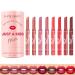 8 Colors Matte Lipstick Set Moisturizing Lipstick Lip Balm Long-lasting Lipstick Tube Makeup Kit for Women Girls