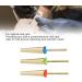 Nail Drill Bits 3 Pieces Gold Tungsten Steel Manicure Drill Bits for Nail Salon - Buy Online on SooperMarket.com