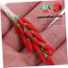KOMBIUDA Simulation Chili Props Chili Skewers Models Vegetables Toy Peppers Layout Scene Decor Home Decor Decorations Artificial - Buy Online on SooperMarket.com