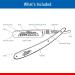 Buy DOVO Flowing Shave Ready Straight Razor - 6/8 Carbon Steel with Ebony Handle | International Shipping Available - Buy Online on SooperMarket.com