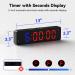 Seesii 13 Inch Gym Timer with Remote - Customizable Interval Workout Clock for HIIT, Crossfit, and Home Gym - Buy Online on SooperMarket.com