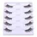 Natural Look Wispy 3/4 False Eyelashes - Handmade Soft Reusable Lashes Pack - Buy Online on SooperMarket.com