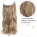 Gulagula Dark Blonde 20 One Piece Wavy Hair Extensions - Clip In, Heat Resistant Fiber - Natural Look for Women - Buy Online on SooperMarket.com