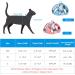 Brifit Cat Harness and Lead Set | Soft Mesh Adjustable Reflective Vest for Small Cats | Escape-Proof Kitten Harness with Leash | Pink XXS - Buy Online on SooperMarket.com