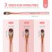 Saviland 3 PCS Kolinsky Acrylic Nail Brush Set | Size 8/10/14 Premium Quality Durable Nail Art Brush for Acrylic Powder, Monomer Liquid, Nail Extensions, and 3D Nailcarving - Perfect Christmas Gift for Women - Buy Online on SooperMarket.com