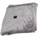 Kuuleeyn USB Heated Electric Shoulder Blanket & Warm Scarf - Lightweight Coral Fleece for Winter - Light Gray - Buy Online on SooperMarket.com