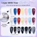 Modelones Cat Eye Gel Nail Polish 1PCS 15ml Rainbow Holographic 9D Silver Shimmer Velvet Glitter Gel Polish with Magnet Stick Soak Off LED Nail Art Manicure Salon DIY Home - Buy Online on SooperMarket.com