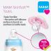 Mam Feel Good Glass Baby Bottle 170ml - Unisex | Eco-Friendly & BPA-Free - Buy Online on SooperMarket.com