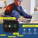 Heated Shoulder Massager Brace Support with Vibration Heating Electric Shoulder Wrap with Massage 3 Modes Cordless Vibration Shoulder Pad for Men and Women Fits for Left or Right Shoulder Black Black Large - Buy Online on SooperMarket.com