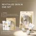 Snail Mucin Travel Skincare Set - 3 in 1 Gold Serum Eye Cream & Moisturizer | Improve Skin Elasticity & Minimize Pores | International Shipping Available - Buy Online on SooperMarket.com