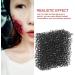 Halloween Makeup Blood Sponge Xmas Special FX Blood Scar Stubble Effects Wound Makeup Stipple Sponge Makeup Sponge Blenders with Different Size of Hole Black(Oversize Hole) - Buy Online on SooperMarket.com