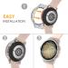 Surace Compatible with Galaxy Watch Active 2 Screen Protector Case 3 Pack Bling Crystal Diamond Tempered Glass Protective Cover Compatible for Samsung Galaxy Watch Active 2 40mm Rose Gold/Pink/Clear Rose Gold/Pink/Clear with Screen Protector Galaxy Watch  - Buy Online on SooperMarket.com