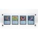 Trading Card Display Stand - 4 Slot Clear Acrylic Holder with UV Protection - Buy Online on SooperMarket.com
