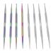 Nail Art Dotting Pen 8PCS 2 Way Dotting Pen Tool Metal Dotting Pen Nail Polish Colouring Pen Double Ended Nail Art Dotting Pen for Home DIY Salon Use