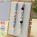 Personalized Name Pacifier Clip by Ausbay - Customized Binky Holder with Teething Silicone Beads for Baby Boys, Girls, and Toddlers - Buy Online on SooperMarket.com
