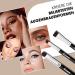 Premium Eyebrow & Eyelash Brush Set | Perfect for Eyeshadow Pomade Eyeliner | Slanted & Fine Tips for Precision Application - Buy Online on SooperMarket.com