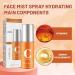 Vitamin C Face Mist VC Skin Brightening Facial Spray Skin Barrier Repair Improve Uneven Skin Relieves Dark Spots Spray Moisturiser VC Hydrating Serum Spray Deeply Moisturizing - Buy Online on SooperMarket.com