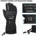Yobenki Ski Gloves - Warm 3M Thinsulate Snowboard Gloves for Men with Touchscreen | Winter Outdoor Gear (-34 /-30 ) - Anti-Rolling Black L - Buy Online on SooperMarket.com